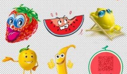 吃瓜送瓜表情包可爱版,表情包里的甜蜜时光